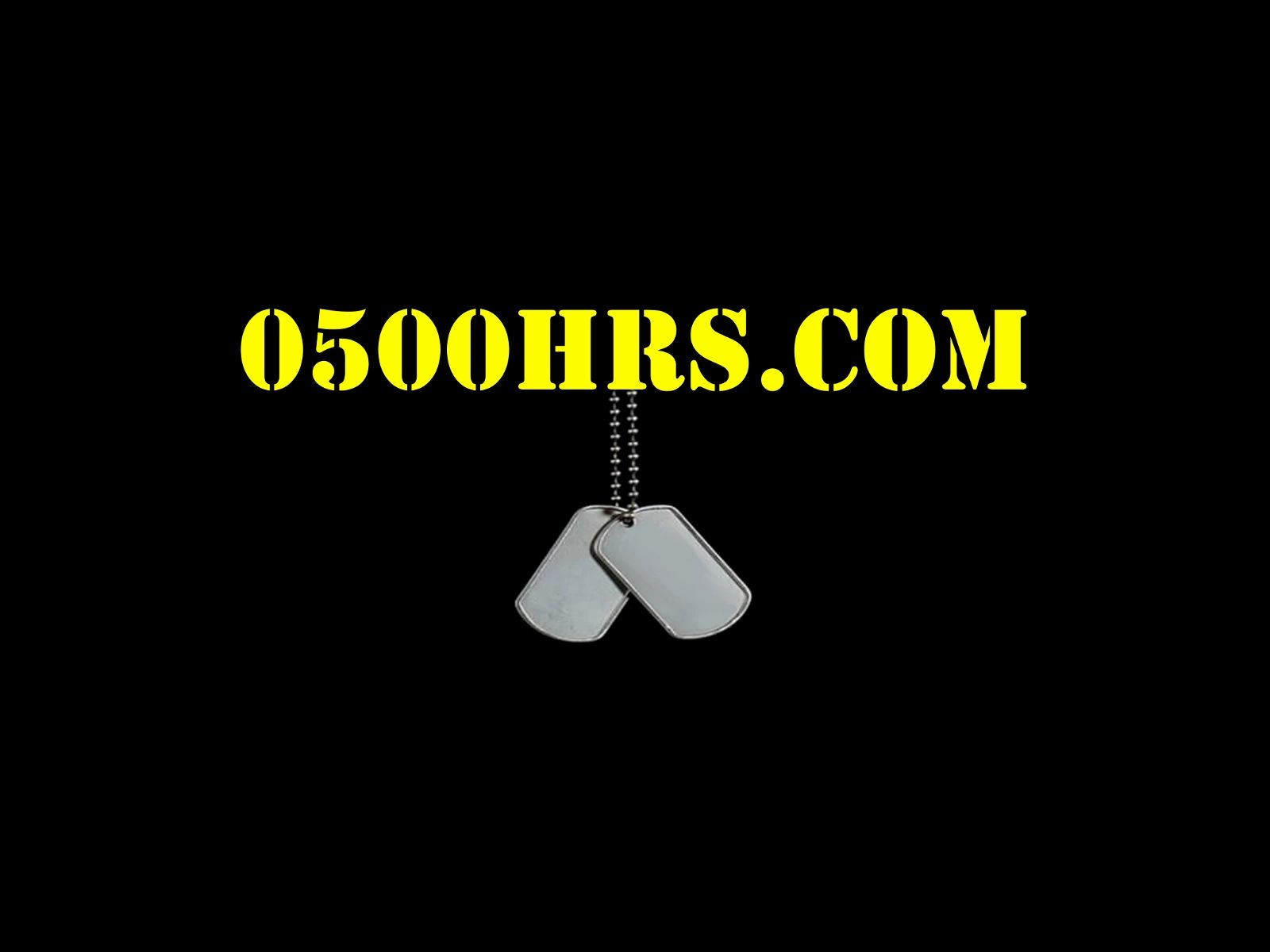 0500HRS Responsibility, Respect, and Decency.